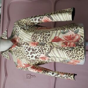 ST. JOHN Reversible Leather Jacket